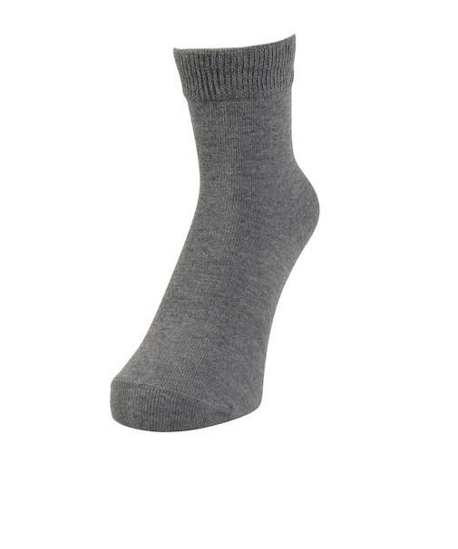 日本の名湯 パイルショートソックス チャコールグレー 23～25cm 3103503-97