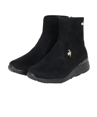 ルコックスポルティフ(lecoqsportif)ブーツ カジュアルシューズ LCS アンジェ II ブラック ゴールド LU5FBT85LZ BKGD シューズ