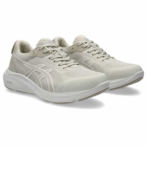 アシックス（ASICS）スニーカー ウォーキングシューズ ゲルファンウォーカー W078 ベージュ 1292A078.250 スポーツシューズ
