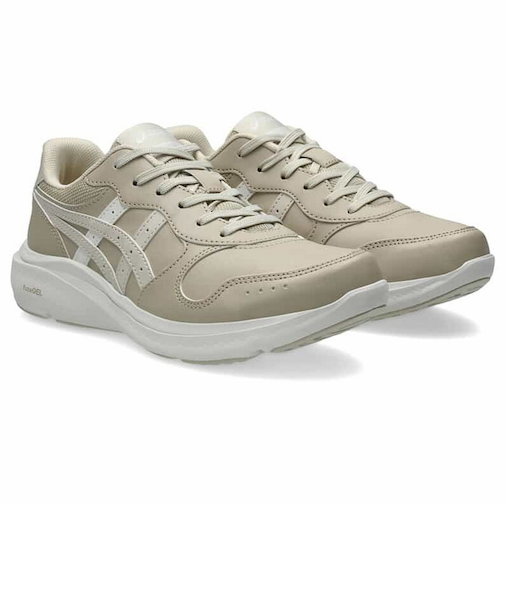 アシックス(ASICS)スニーカー ウォーキングシューズ ゲルファンウォーカー W077 ベージュ 1292A077.020 スポーツシューズ