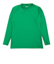 デュアリグ（DUARIG）EC限定商品 クルーネック 長袖 ストレッチ インナーシャツ 5S0024-SCWR-741ES GRN4