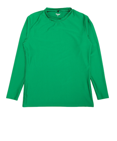 デュアリグ（DUARIG）EC限定商品 クルーネック 長袖 ストレッチ インナーシャツ 5S0024-SCWR-741ES GRN4