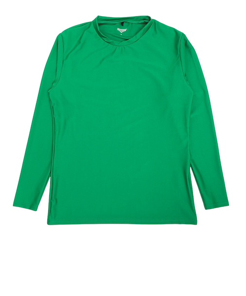 デュアリグ（DUARIG）EC限定商品 クルーネック 長袖 ストレッチ インナーシャツ 5S0024-SCWR-741ES GRN4