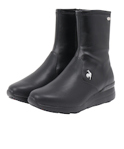 ルコックスポルティフ（lecoqsportif）ブーツ カジュアルシューズ LCS アンジェ II LG ブラック シルバー LU5FBT82LZ BKSL …