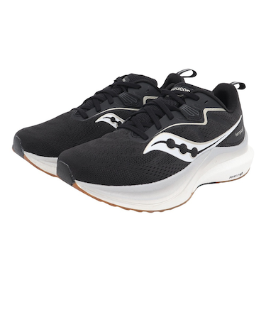 サッカニー(SAUCONY)ランニングシューズ ジョギングシューズ テンパス 2 ブラック ホワイト S10973-200 BK/WHT スニーカー