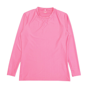 デュアリグ（DUARIG）EC限定商品 クルーネック 長袖 ストレッチ インナーシャツ 5S0024-SCWR-741ES PNK3