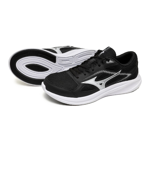 ミズノ(MIZUNO)スポーツシューズ ランニングシューズ マキシマイザー 27 ブラック ホワイト K1GA250003 スニーカー