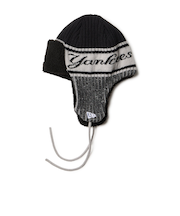 ニューエラ（NEW ERA）帽子 ニットキャップ ニット トラッパー ニューヨーク・ヤンキース 黒 ブラック 14669984