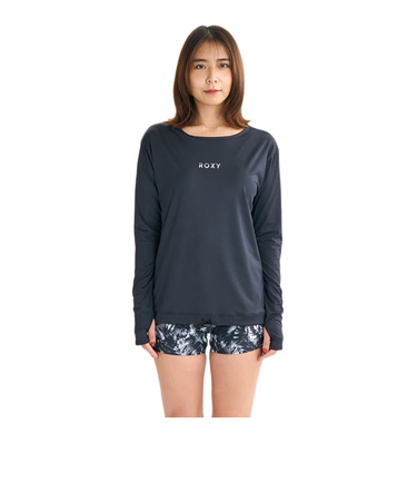 ロキシー（ROXY）フィットネス水着 レディース 水泳 Roxy Fitness LET IT BE 水陸両用 3点セット 黒 S-Lサイズ 25FWRSW2…