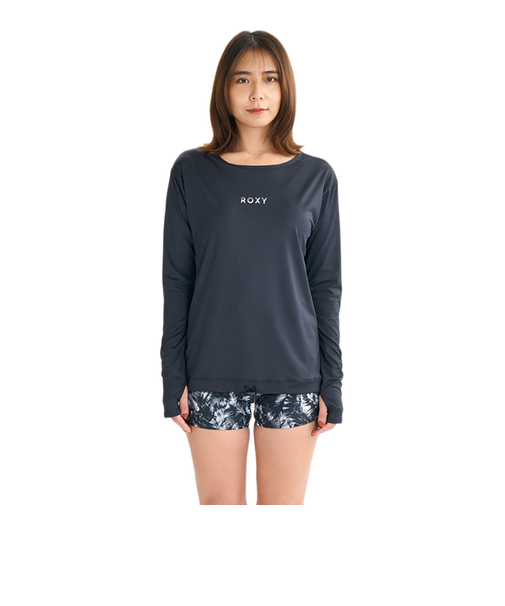 ロキシー（ROXY）フィットネス水着 レディース 水泳 Roxy Fitness LET IT BE 水陸両用 3点セット 黒 S-Lサイズ 25FWRSW2…