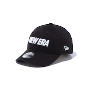 ニューエラ（NEW ERA）帽子 キャップ CHILD 9TWENTY ワードマークロゴ ブラック×ホワイト 14667700
