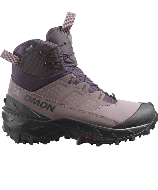 サロモン（SALOMON）スノーシューズ スノトレ クロストレック パウダー ウォータープルーフ パープル L47569900 ウィンターブーツ