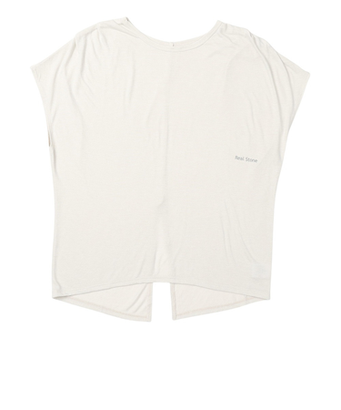 リアルストーン（RealStone）フレンチスリーブトップ サンド RS-C542TS