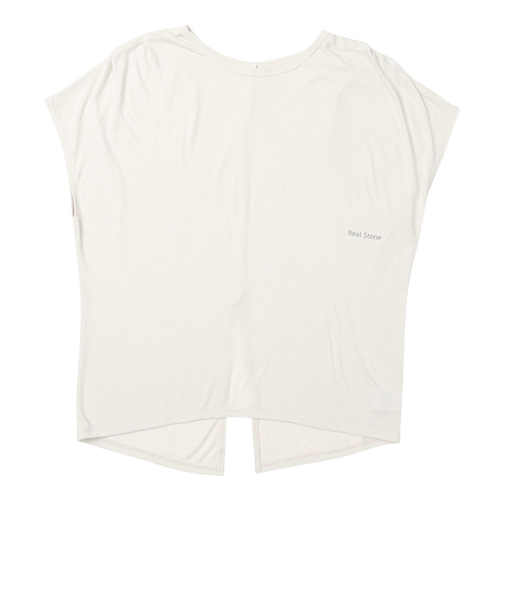 リアルストーン（RealStone）フレンチスリーブトップ サンド RS-C542TS