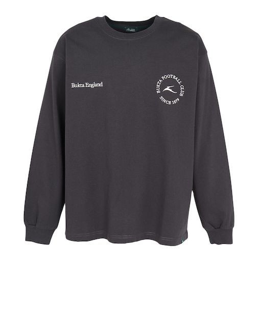 ヘビー天竺ロゴ 長袖Tシャツ BU2525806:17:CHARCOAL