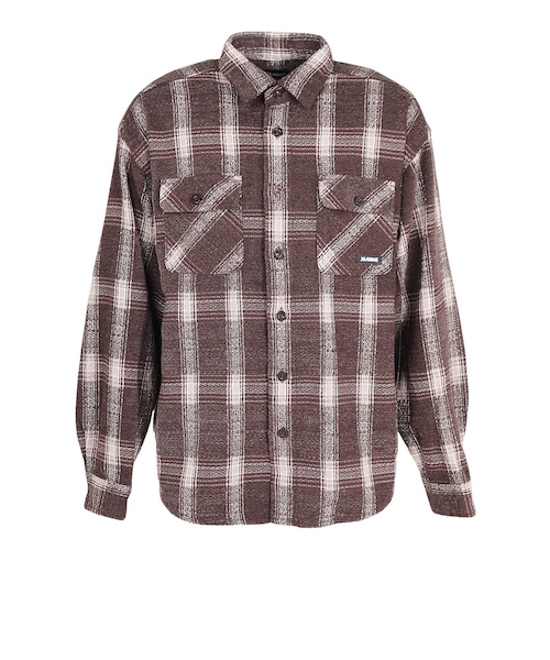 エクストララージ(XLARGE)URBAN PLAID 長袖シャツ 101254014002-BROWN(Men’s、Lady… エクストララージ（XLARGE）URBAN PLAID 長袖シャツ 101254014002