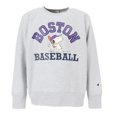 チャンピオン-ヘリテイジ（CHAMPION-HERITAGE）リバースウィーブ 11．5oz PEANUTS スウェットシャツ C3-C040 040