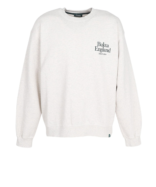 ヘビー 刺繍クルーネックトレーナー BU2525801:15:GRAY