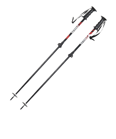 スキーポール 26 ST－TL AL 100－125 ST25FG0027 BK/RD