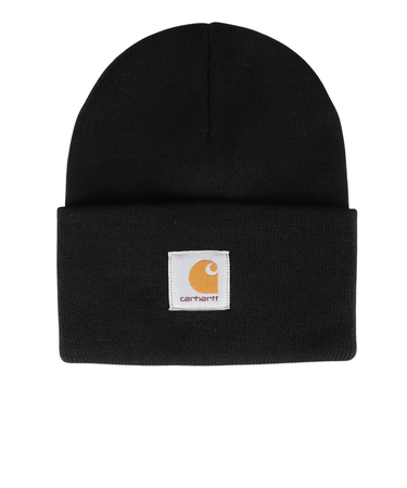 カーハート（CARHARTT）ニットキャップ アクリルワッチハット 黒 I02022289XX25FW ニット帽 防寒
