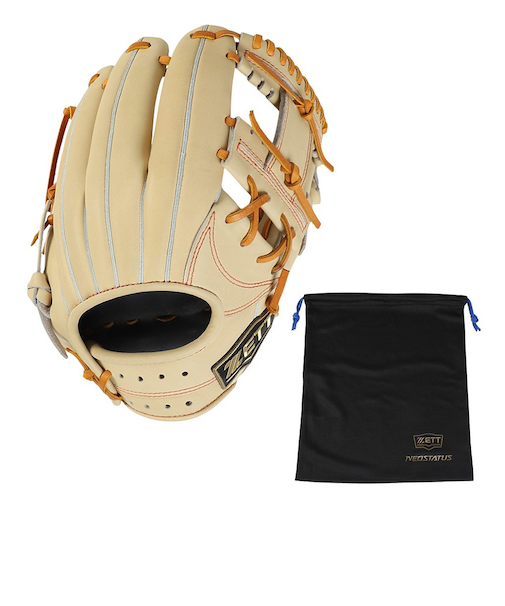 ゼット（ZETT）硬式用グラブ 二塁手・遊撃手用 右投用 野球グローブ 一般 ネオステイタスVL BPGB12410N-3236