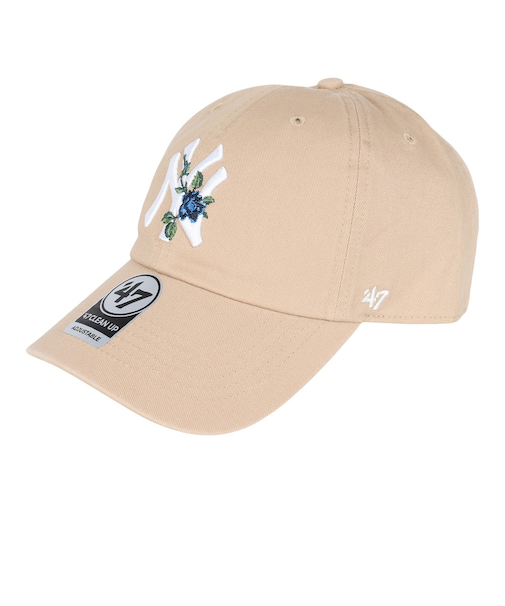 フォーティーセブン（47）帽子 キャップ 47 クリーンナップ ニューヨーク・ヤンキース With Icon ベージュ 14858259