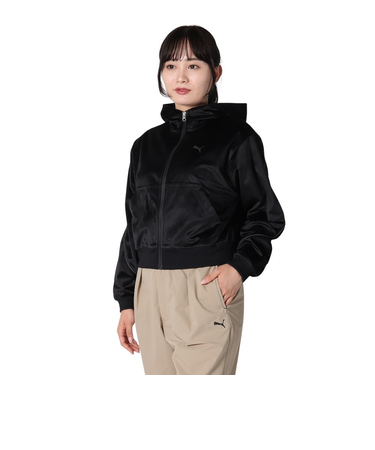 プーマ（PUMA）CORE HERITAGE ベロア トラックジャケット 690173 01 BLK