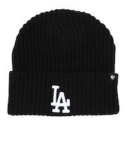 フォーティーセブン（47）帽子  '47 カフニット ロサンゼルス・ドジャース ブラック×ホワイト Harbor 14858283