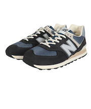 ニューバランス（new balance）スニーカー スポーツシューズ 574 ブラック グレー U574SGGD カジュアルシューズ スエード