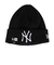 ニューエラ（NEW ERA）ジュニア ニットキャップ BC ニューヨーク・ヤンキース 黒 40cm 14671687 ニット帽 子供用