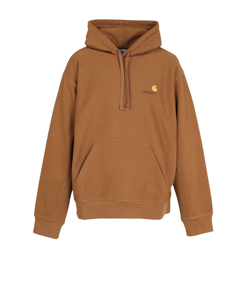 カーハート(CARHARTT)フーデッド アメリカン スクリプト スウェットシャツ I028279HZXX25FW