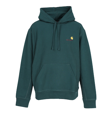 カーハート（CARHARTT）フーデッド アメリカン スクリプト スウェットシャツ I02827905AXX25FW