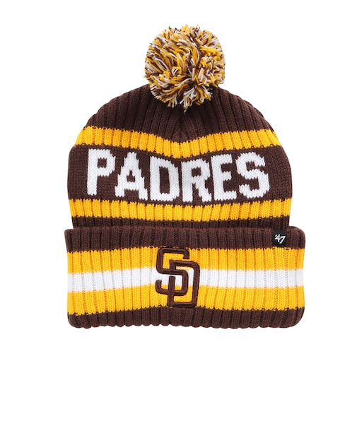 フォーティーセブン（47）キャップ カフニット ポンポン サンディエゴ・パドレス Bering BW 14936750