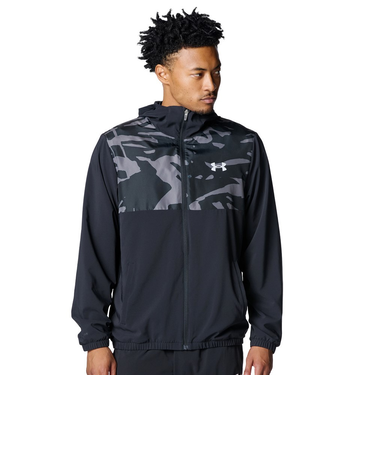 アンダーアーマー(UNDER ARMOUR)野球ウェア ウーブン フルジップ フーディド ジャケット 6007975 001