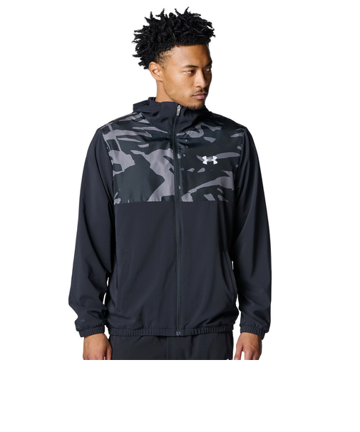 アンダーアーマー(UNDER ARMOUR)野球ウェア ウーブン フルジップ フーディド ジャケット 6007975 001