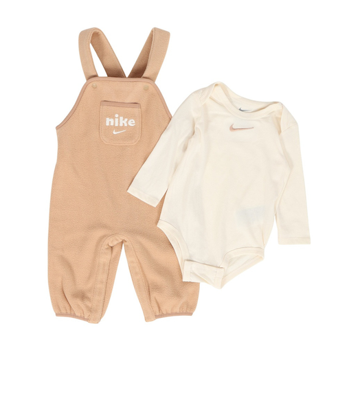ナイキ（NIKE）ジュニア フリース オーバーオール ボディスーツ セット 66N522-X0L