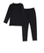 ジュニアウィンター インナー 上下セット ST25FB0062 BLK