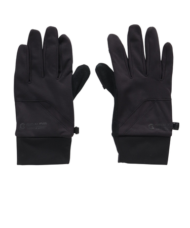 手袋 ストレッチ グローブ 黒 S-LLサイズ WG5F0010-WA900-GRSN BLK 防寒 裏起毛 指出し