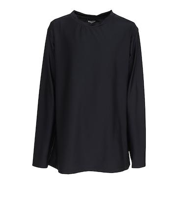 デュアリグ（DUARIG）EC限定商品 クルーネック 長袖 ストレッチ インナーシャツ 5S0024-SCWR-741ES BLK