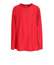 デュアリグ（DUARIG）EC限定商品 クルーネック 長袖 ストレッチ インナーシャツ 5S0024-SCWR-741ES RED