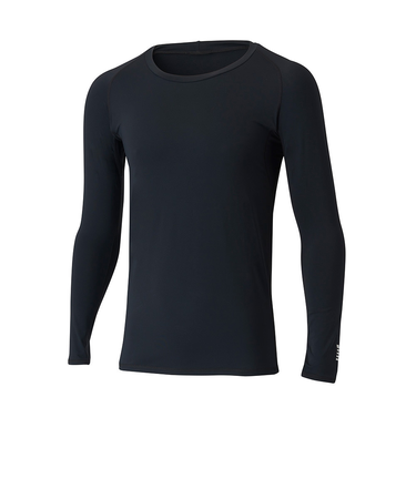 ゴーセン（GOSEN）テニス バドミントン インナーシャツ 襟無 BK L FR244239