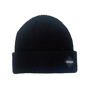 ベスプ(VESP)帽子 リブニットビーニー VPMB1034BK
