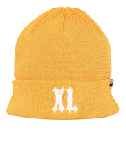 エクストララージ（XLARGE）帽子 XL ロゴ カフ クール ビーニー 101253051007-ORANGE