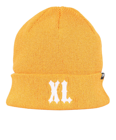 エクストララージ（XLARGE）帽子 XL ロゴ カフ クール ビーニー 101253051007-ORANGE
