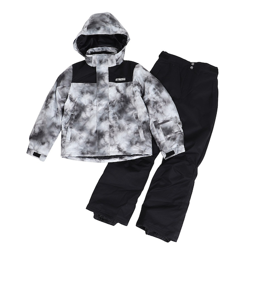 ジュニア スキーウエア タイダイブロック スーツ ST25FW0056 WHT