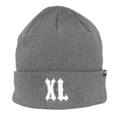 エクストララージ（XLARGE）帽子 XL ロゴ カフ クール ビーニー 101253051007-GREY