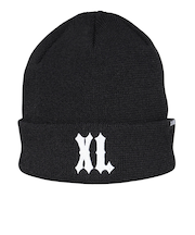 エクストララージ（XLARGE）帽子 XL ロゴ カフ クール ビーニー 101253051007-BLACK
