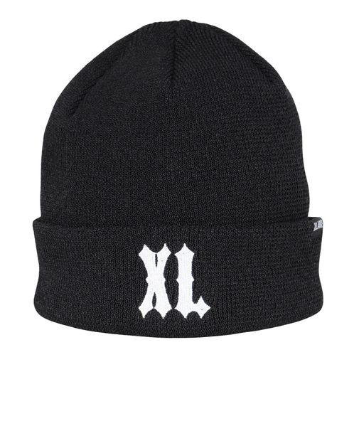 エクストララージ（XLARGE）帽子 XL ロゴ カフ クール ビーニー 101253051007-BLACK