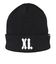 エクストララージ（XLARGE）帽子 XL ロゴ カフ クール ビーニー 101253051007-BLACK