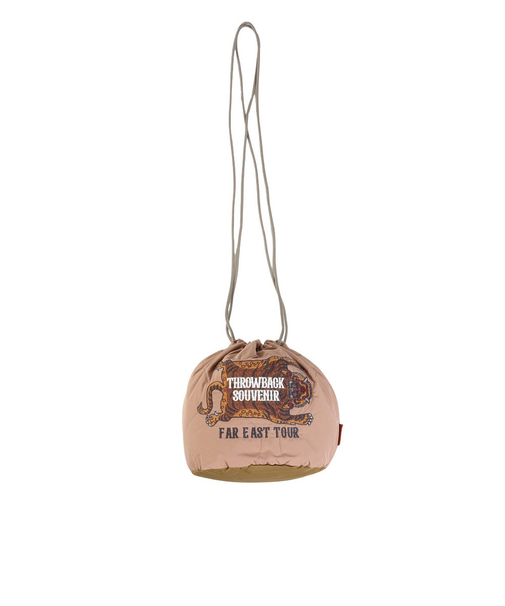 クリフメイヤー（KRIFF MAYER）スーベニア刺繍巾着バッグ 2515117:32:PINK BEIGE